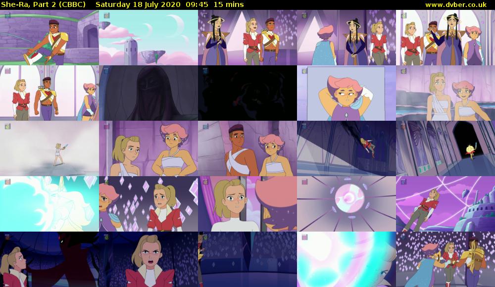 She-Ra, Part 2 (CBBC) Saturday 18 July 2020 09:45 - 10:00