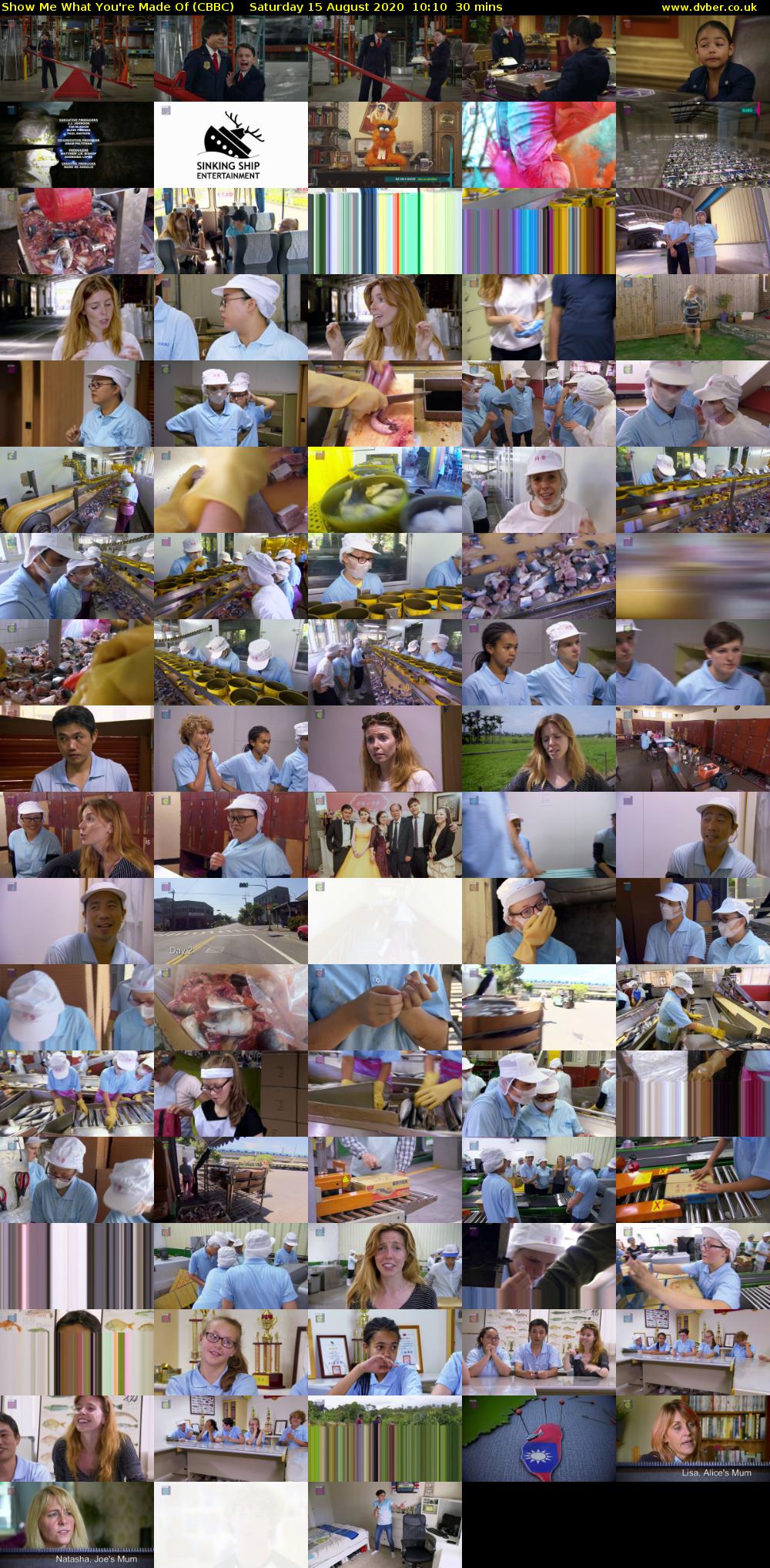 Show Me What You're Made Of (CBBC) Saturday 15 August 2020 10:10 - 10:40