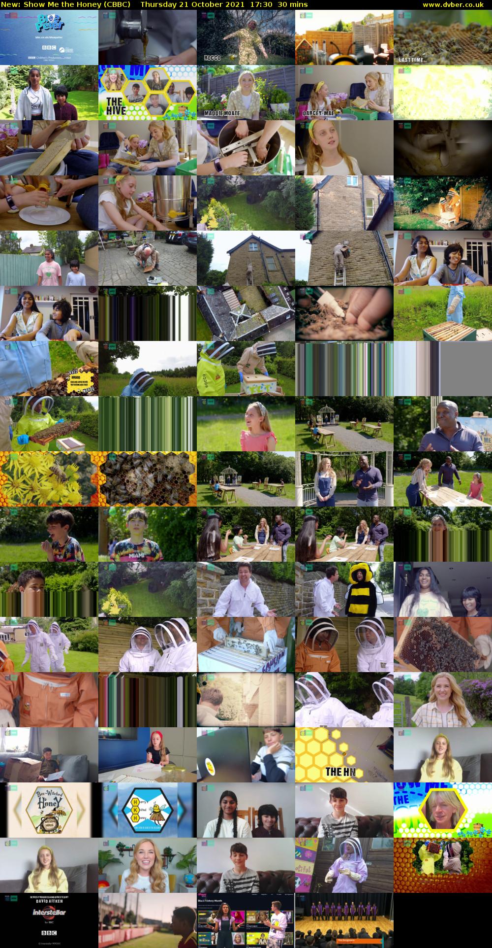 Show Me the Honey (CBBC) Thursday 21 October 2021 17:30 - 18:00