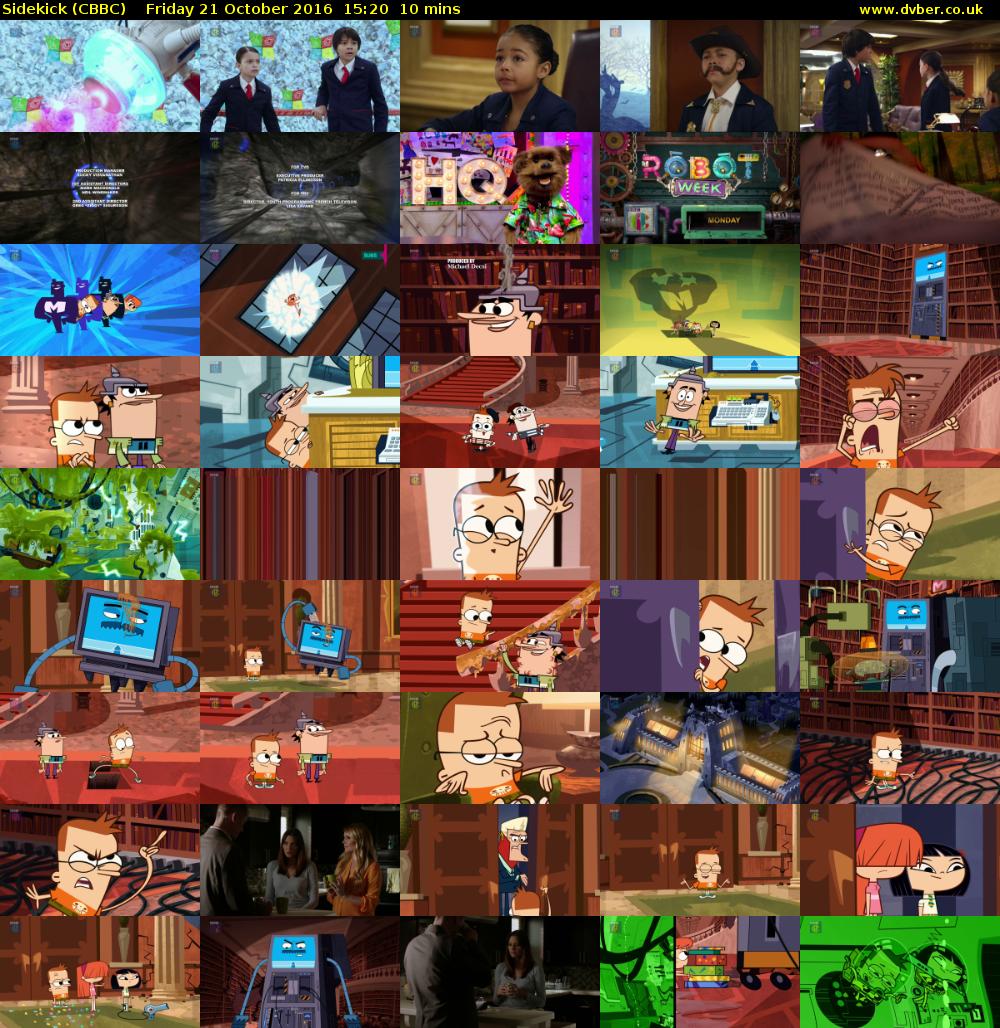 Sidekick (CBBC) Friday 21 October 2016 15:20 - 15:30