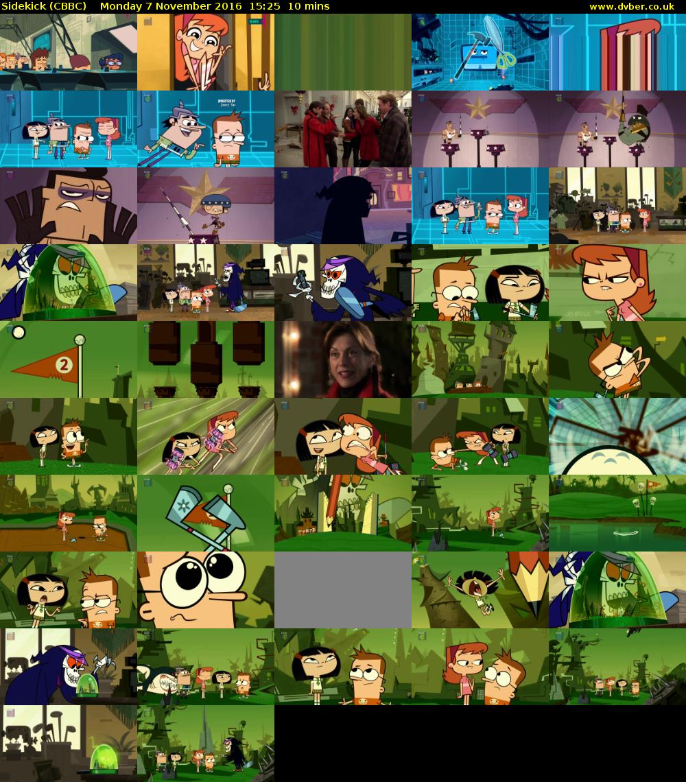 Sidekick (CBBC) Monday 7 November 2016 15:25 - 15:35
