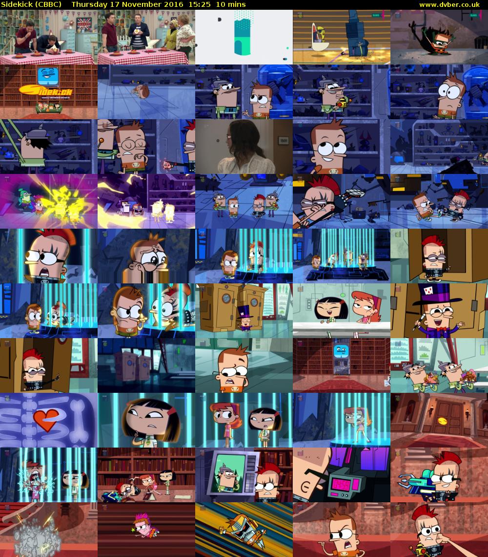 Sidekick (CBBC) Thursday 17 November 2016 15:25 - 15:35