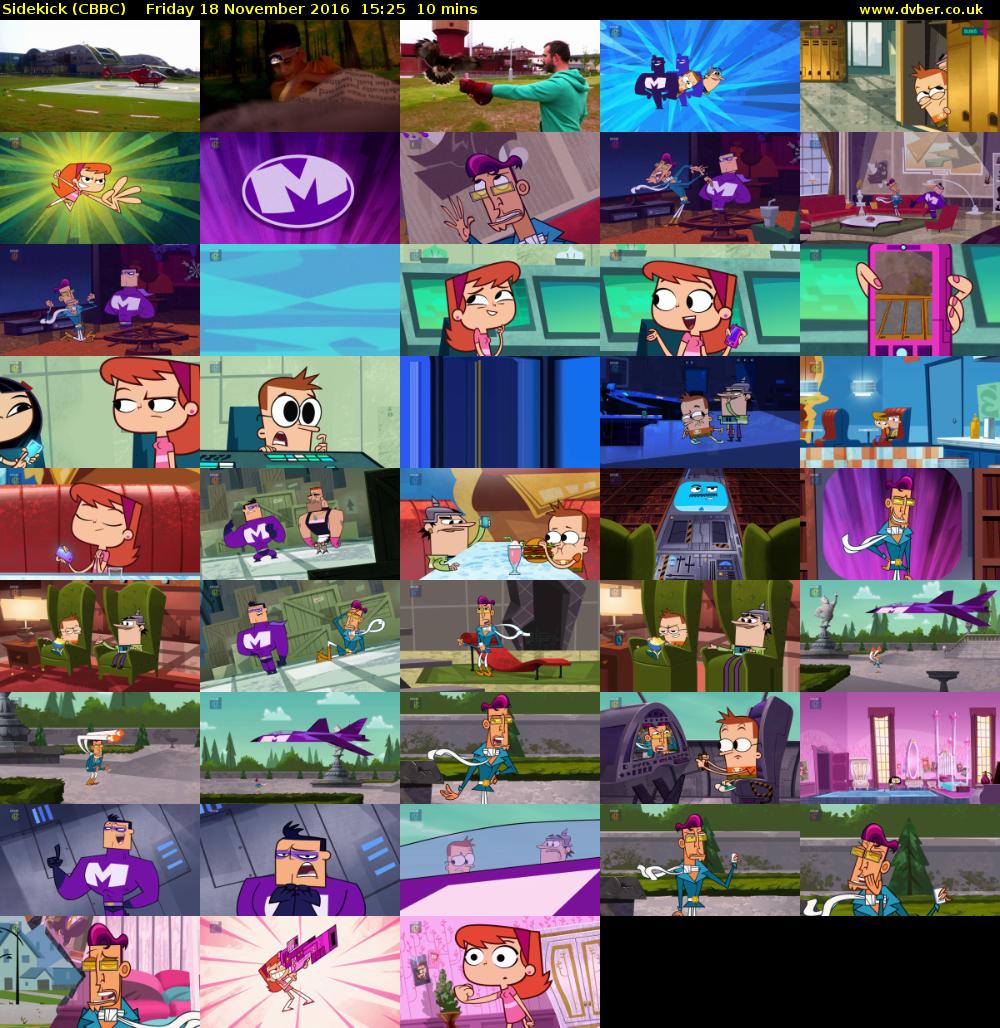 Sidekick (CBBC) Friday 18 November 2016 15:25 - 15:35