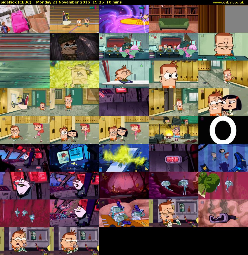 Sidekick (CBBC) Monday 21 November 2016 15:25 - 15:35