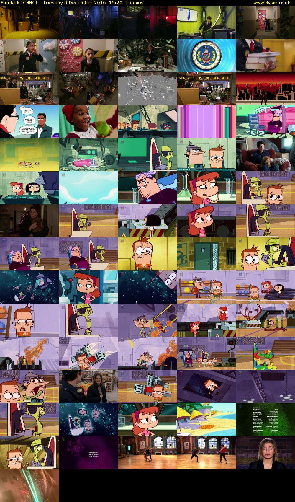 Sidekick (CBBC) Tuesday 6 December 2016 15:20 - 15:35