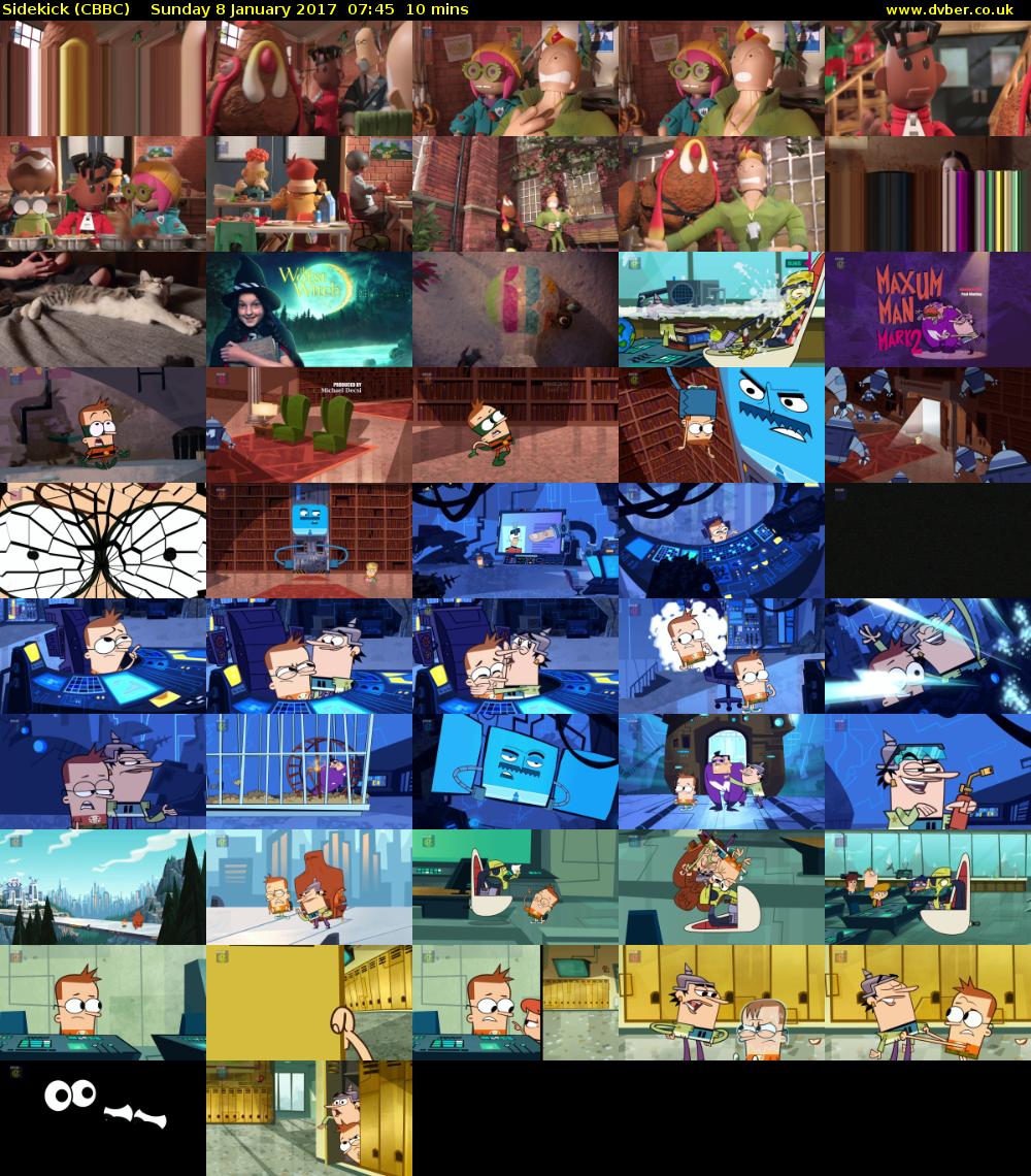 Sidekick (CBBC) Sunday 8 January 2017 07:45 - 07:55