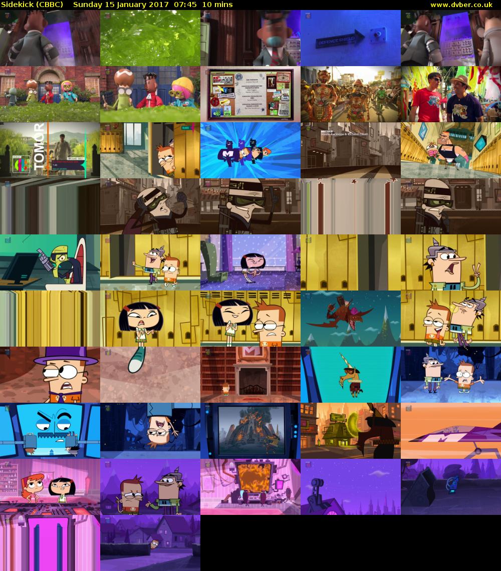 Sidekick (CBBC) Sunday 15 January 2017 07:45 - 07:55