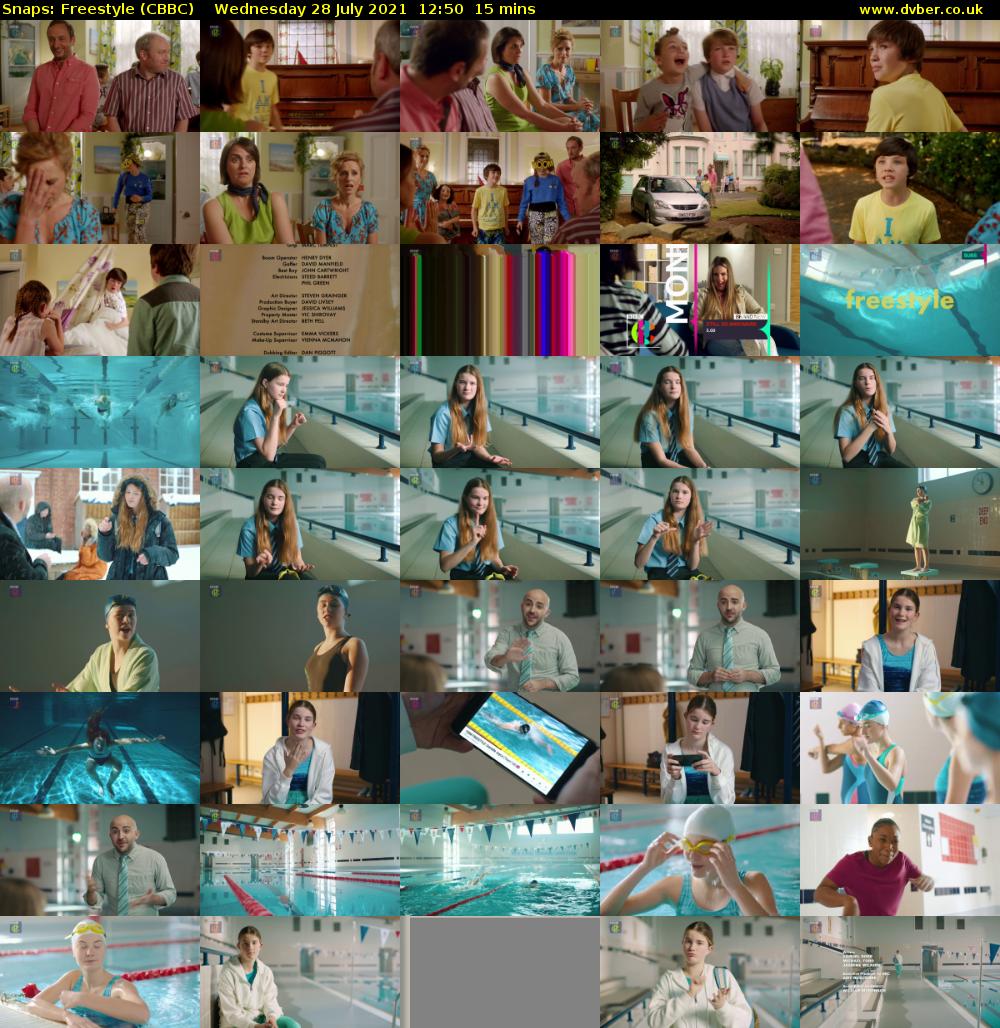 Snaps: Freestyle (CBBC) Wednesday 28 July 2021 12:50 - 13:05