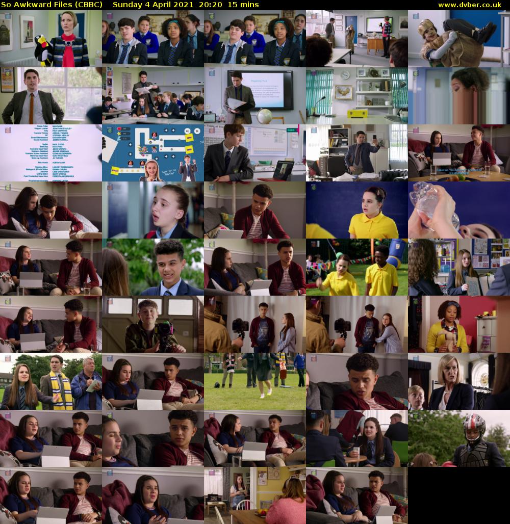 So Awkward Files (CBBC) Sunday 4 April 2021 20:20 - 20:35