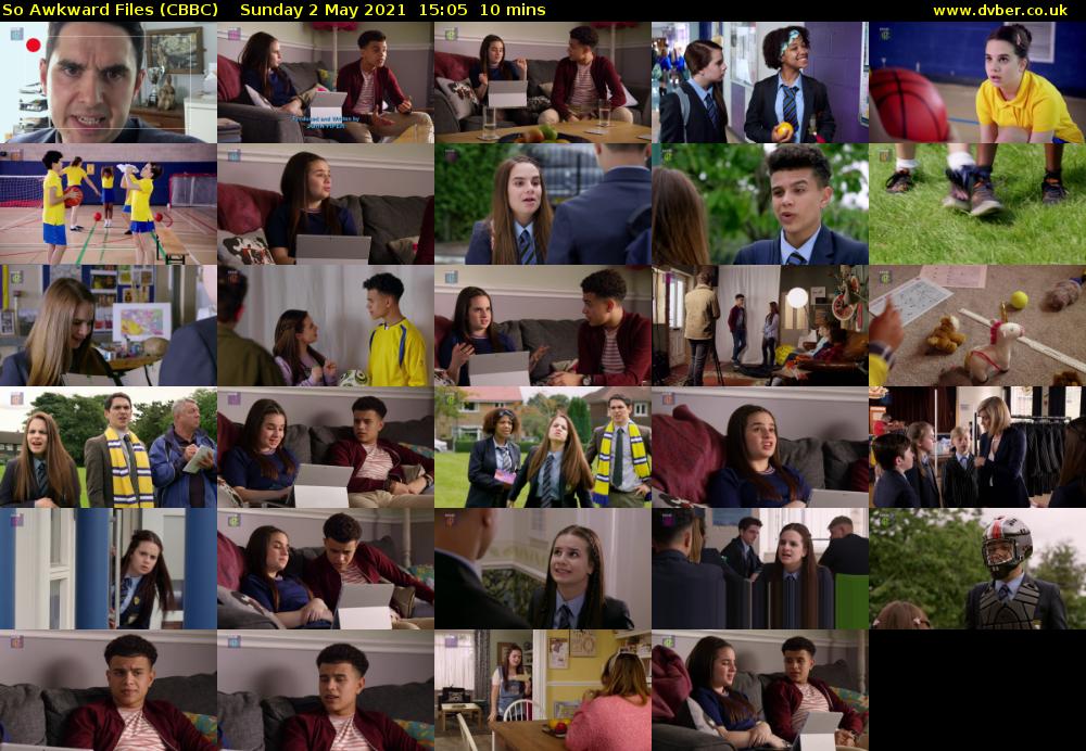 So Awkward Files (CBBC) Sunday 2 May 2021 15:05 - 15:15