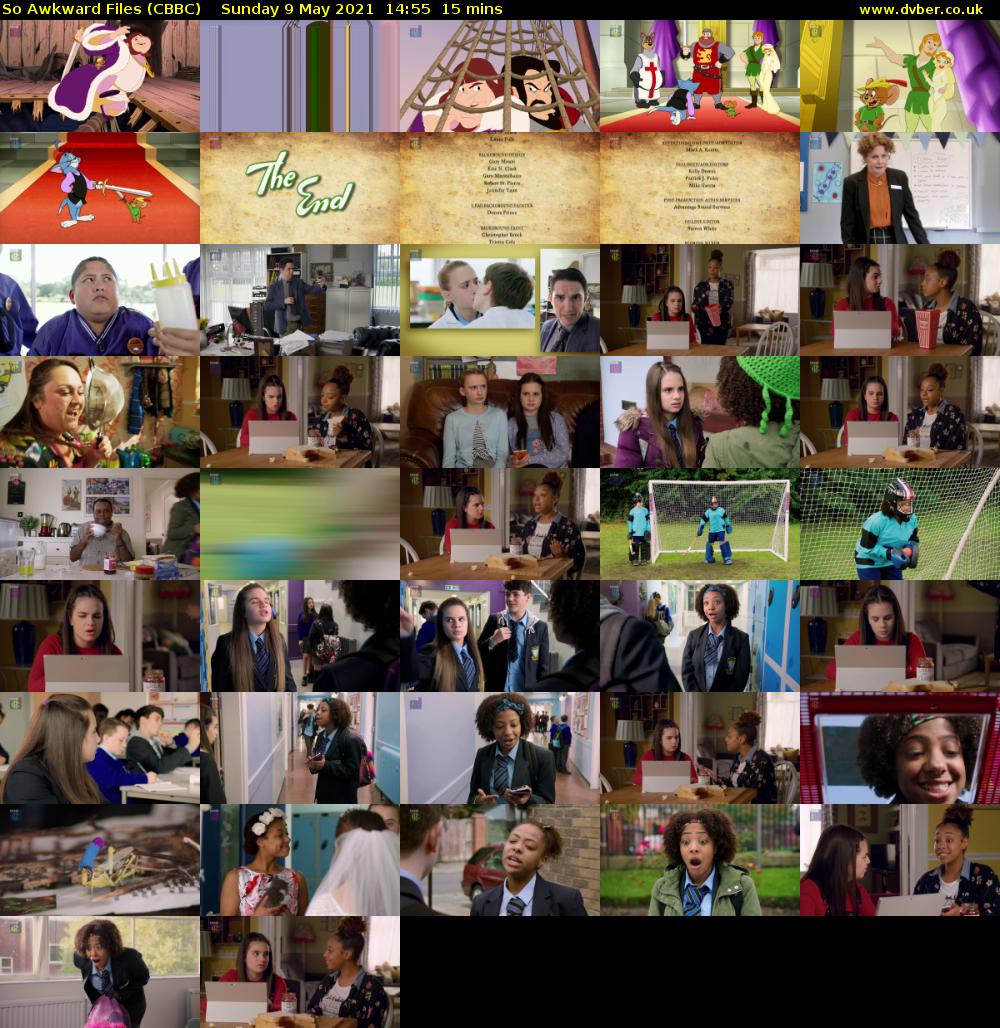 So Awkward Files (CBBC) Sunday 9 May 2021 14:55 - 15:10