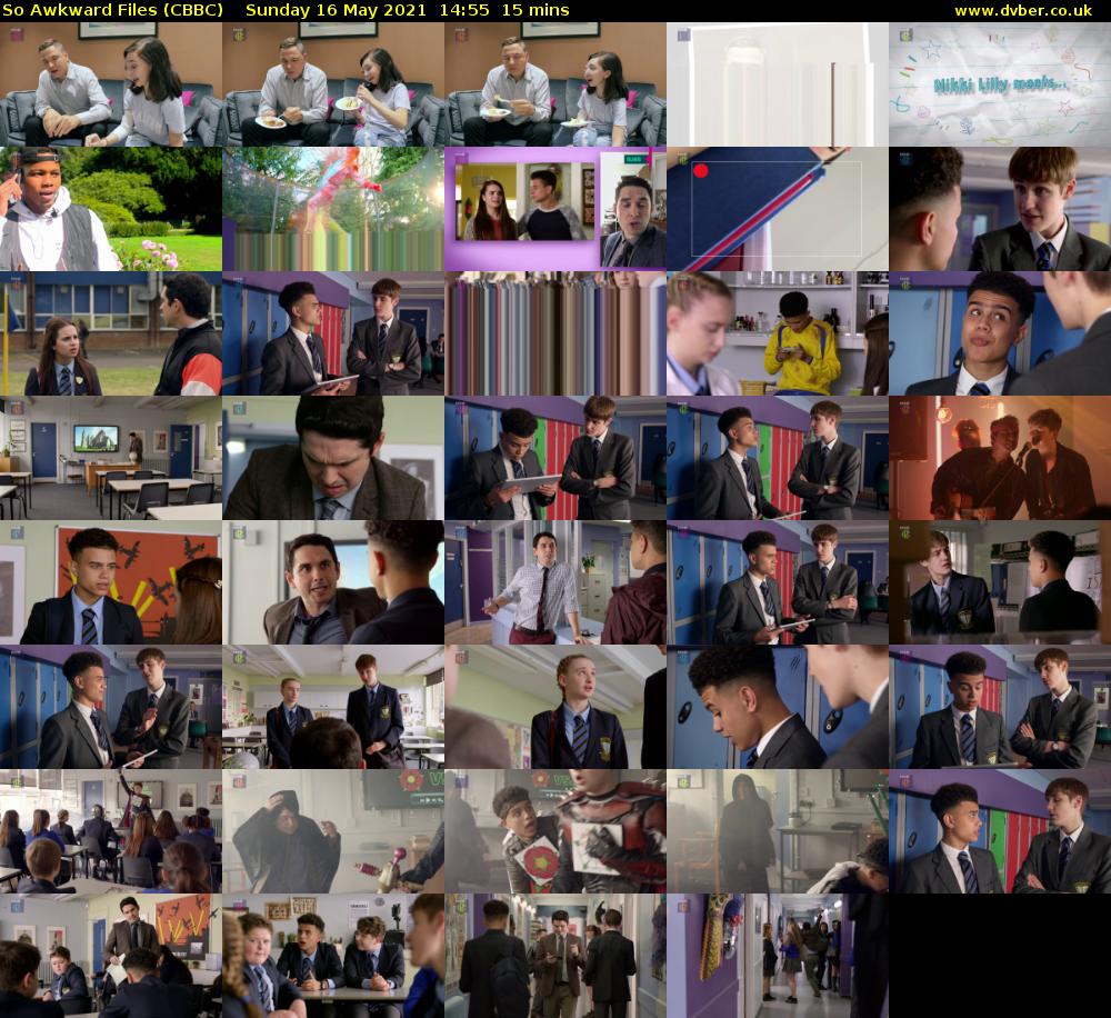 So Awkward Files (CBBC) Sunday 16 May 2021 14:55 - 15:10