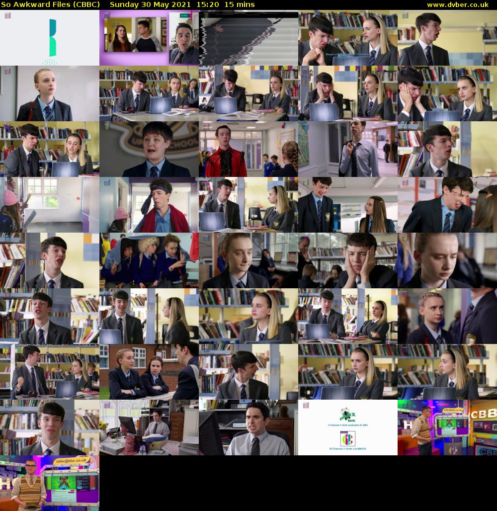So Awkward Files (CBBC) Sunday 30 May 2021 15:20 - 15:35