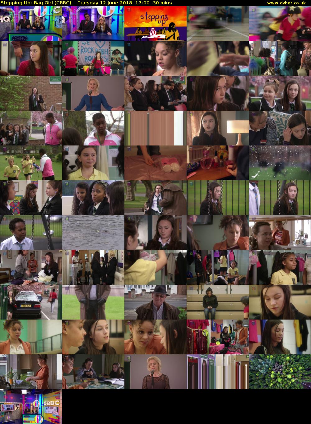 Stepping Up: Bag Girl (CBBC) Tuesday 12 June 2018 17:00 - 17:30