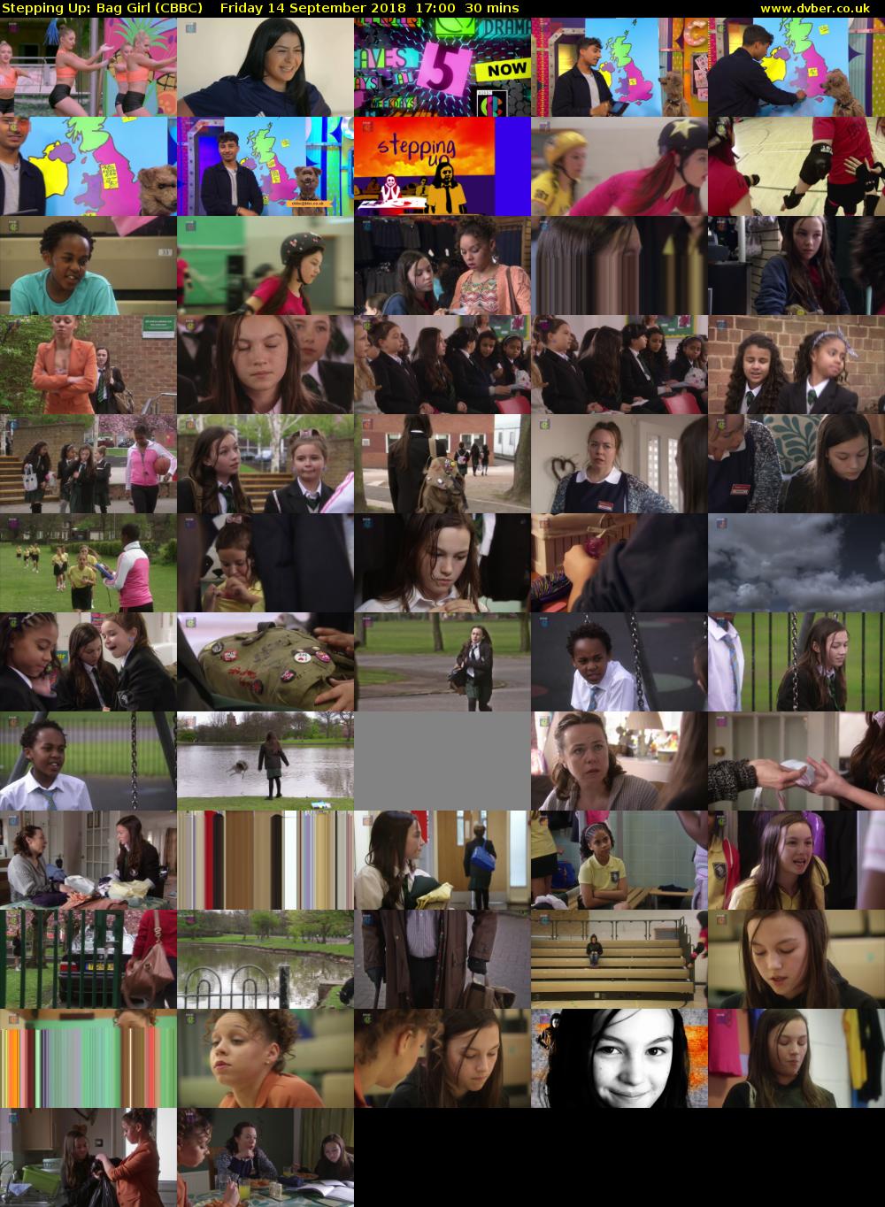 Stepping Up: Bag Girl (CBBC) Friday 14 September 2018 17:00 - 17:30