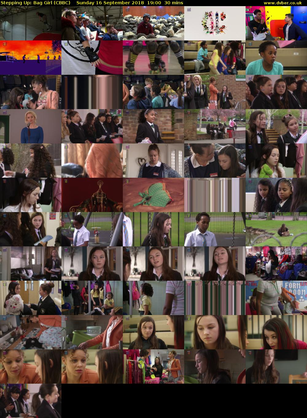 Stepping Up: Bag Girl (CBBC) Sunday 16 September 2018 19:00 - 19:30
