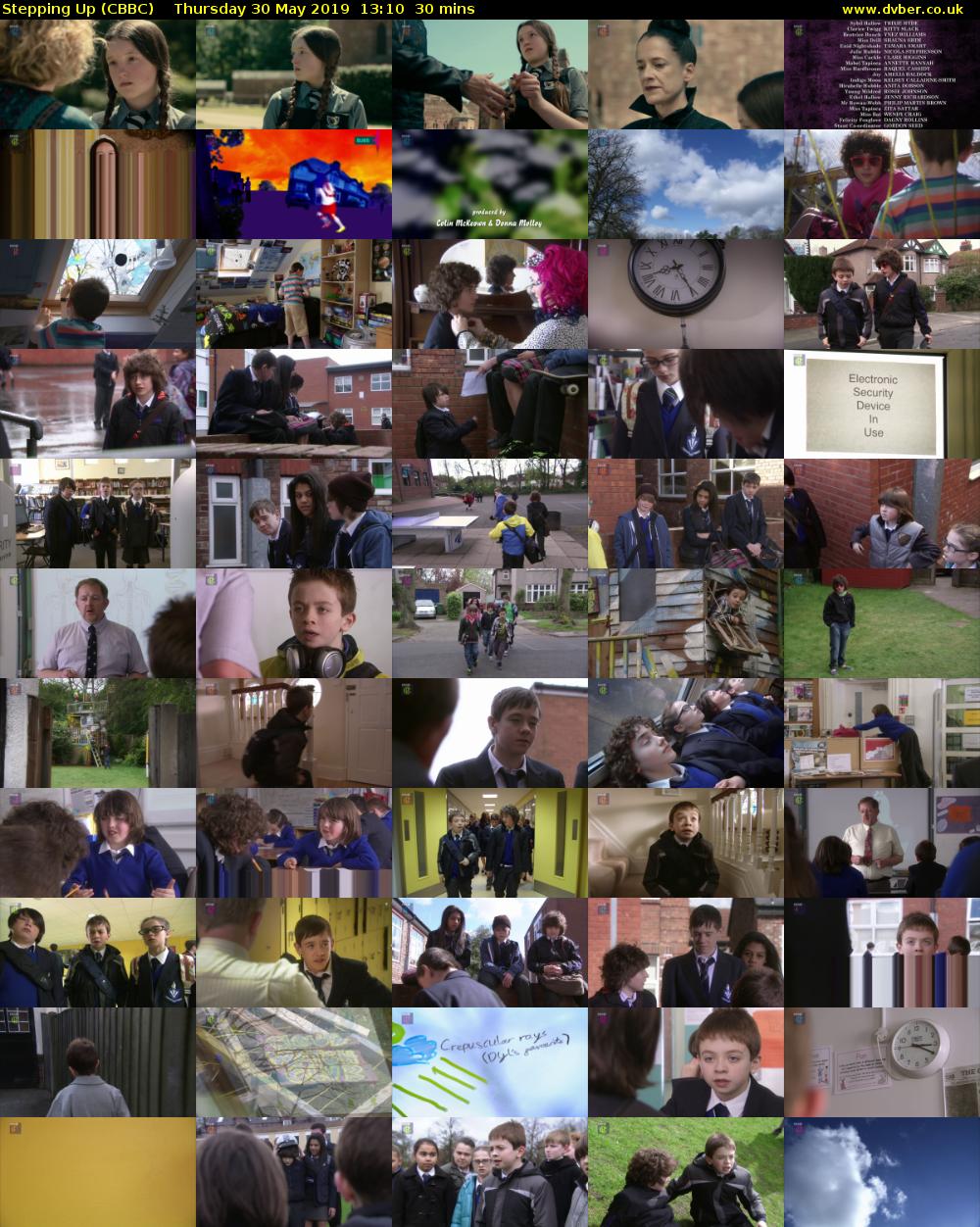 Stepping Up (CBBC) Thursday 30 May 2019 13:10 - 13:40