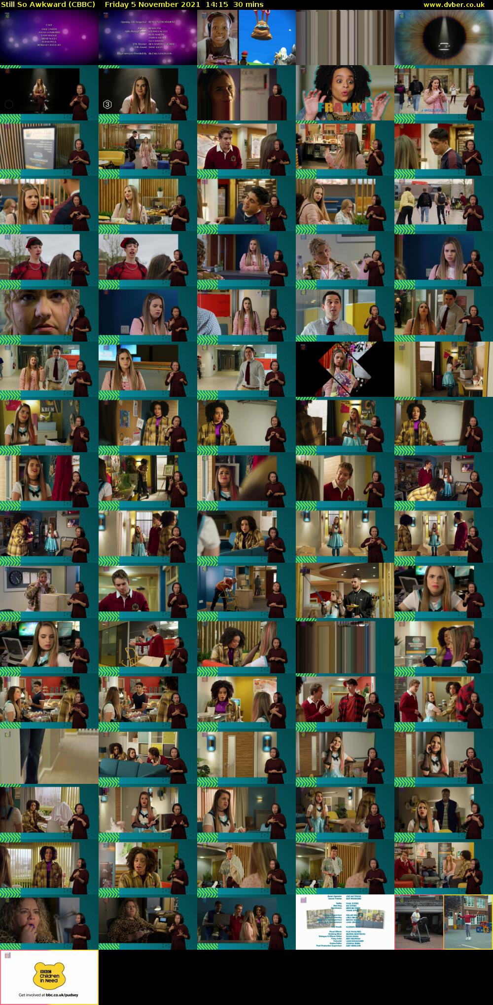 Still So Awkward (CBBC) Friday 5 November 2021 14:15 - 14:45