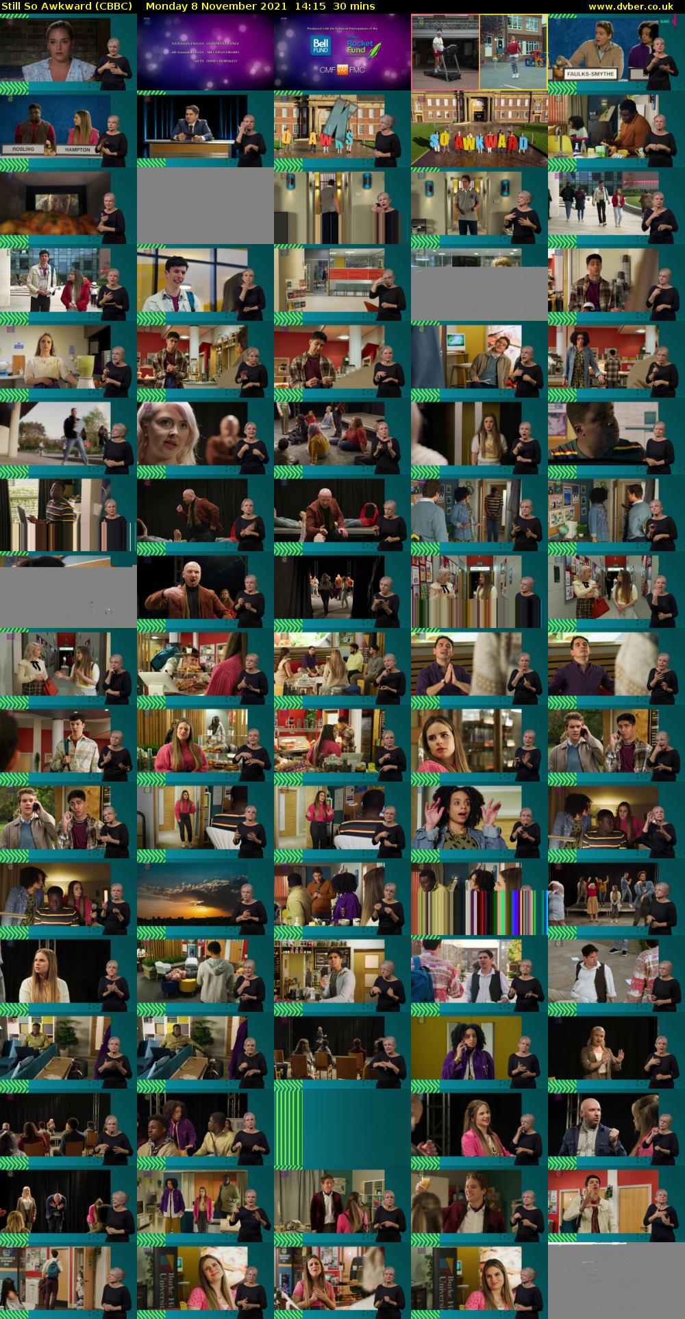 Still So Awkward (CBBC) Monday 8 November 2021 14:15 - 14:45