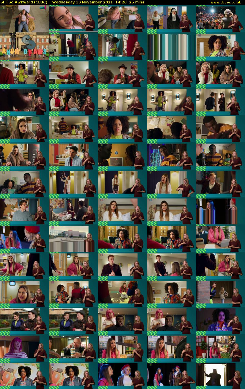 Still So Awkward (CBBC) Wednesday 10 November 2021 14:20 - 14:45