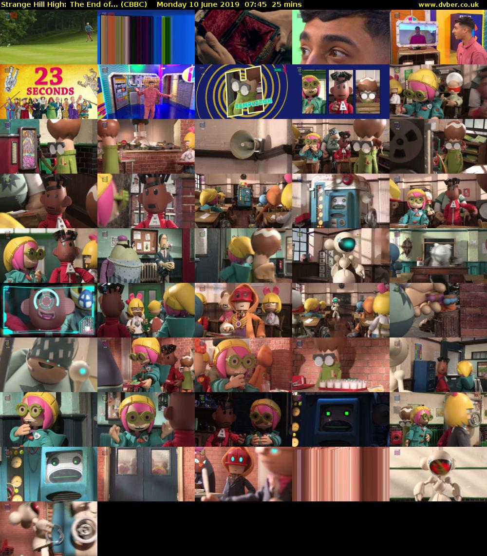 Strange Hill High: The End of... (CBBC) Monday 10 June 2019 07:45 - 08:10