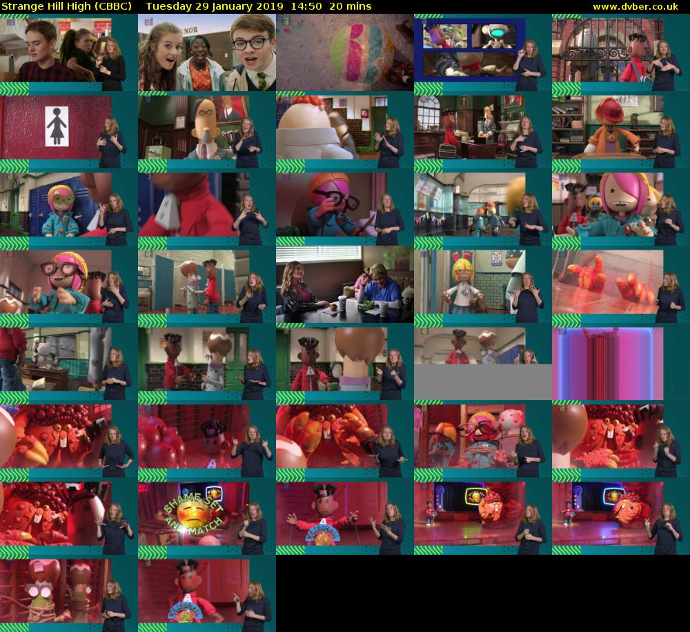 Strange Hill High (CBBC) Tuesday 29 January 2019 14:50 - 15:10