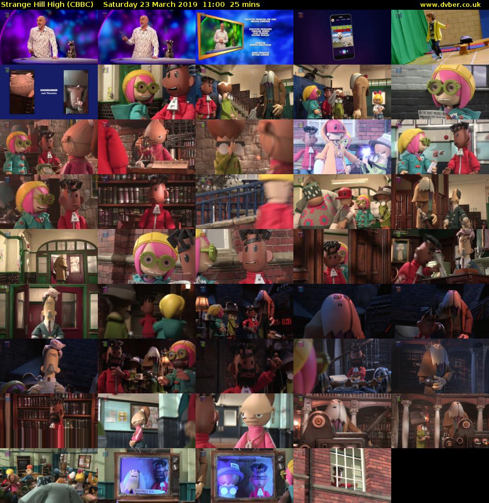 Strange Hill High (CBBC) Saturday 23 March 2019 11:00 - 11:25
