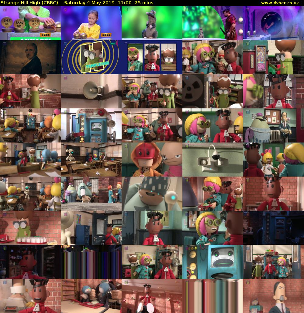 Strange Hill High (CBBC) Saturday 4 May 2019 11:00 - 11:25