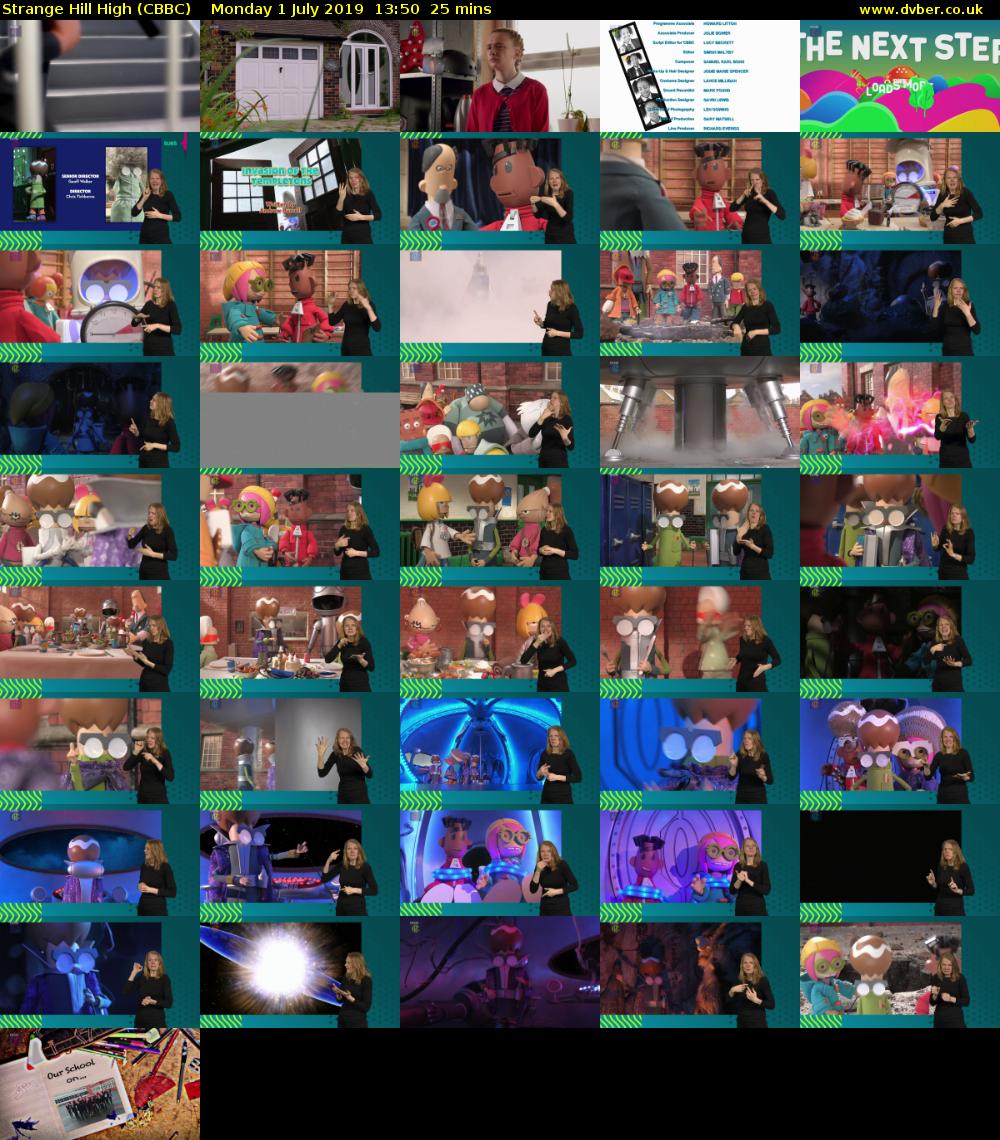Strange Hill High (CBBC) Monday 1 July 2019 13:50 - 14:15
