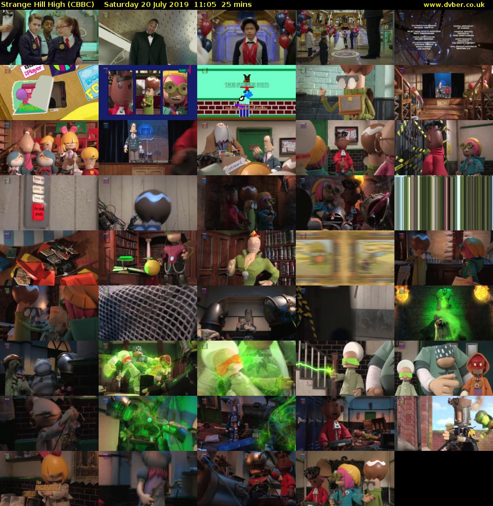 Strange Hill High (CBBC) Saturday 20 July 2019 11:05 - 11:30