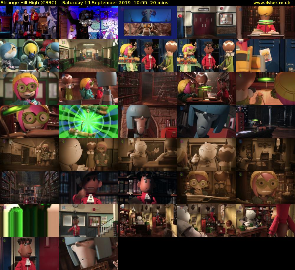 Strange Hill High (CBBC) Saturday 14 September 2019 10:55 - 11:15