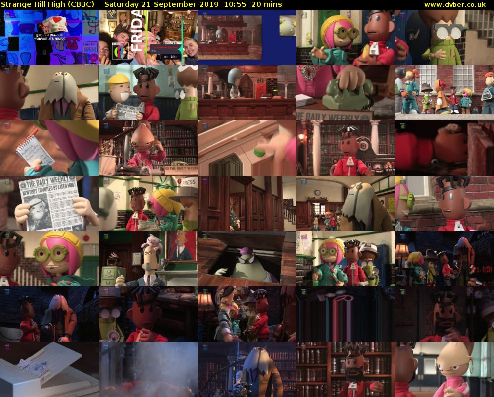 Strange Hill High (CBBC) Saturday 21 September 2019 10:55 - 11:15