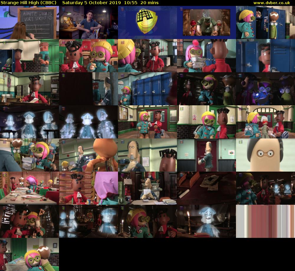 Strange Hill High (CBBC) Saturday 5 October 2019 10:55 - 11:15
