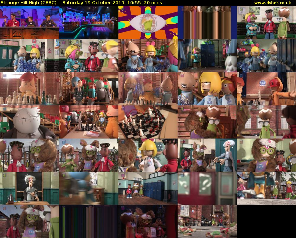Strange Hill High (CBBC) Saturday 19 October 2019 10:55 - 11:15