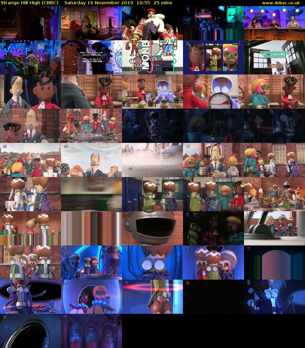 Strange Hill High (CBBC) Saturday 16 November 2019 10:55 - 11:20