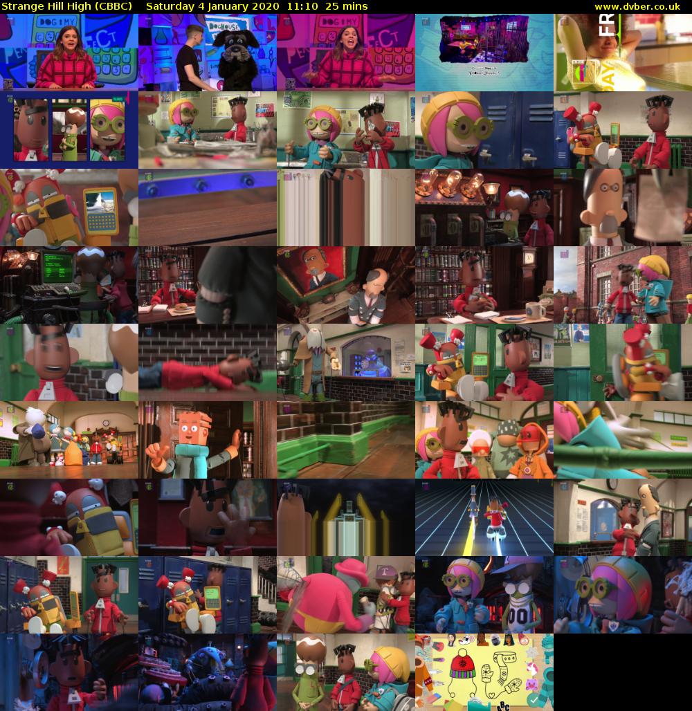 Strange Hill High (CBBC) Saturday 4 January 2020 11:10 - 11:35