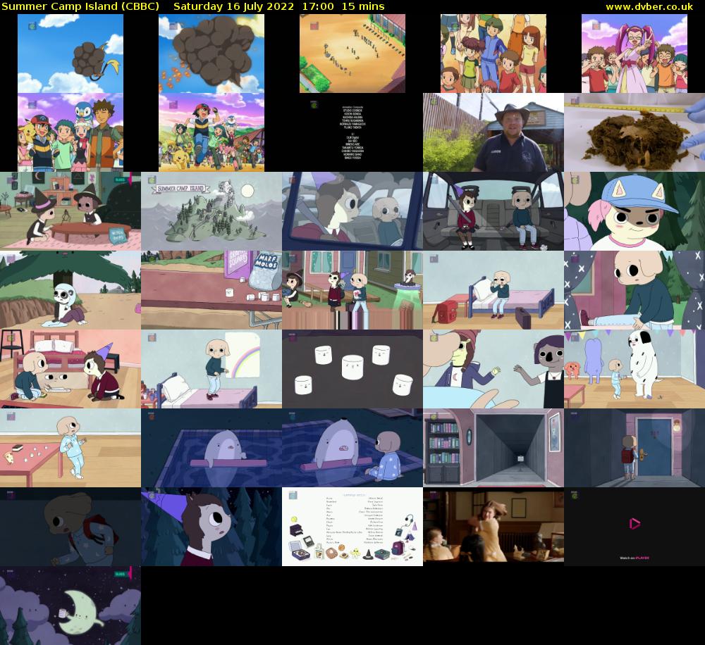 Summer Camp Island (CBBC) Saturday 16 July 2022 17:00 - 17:15
