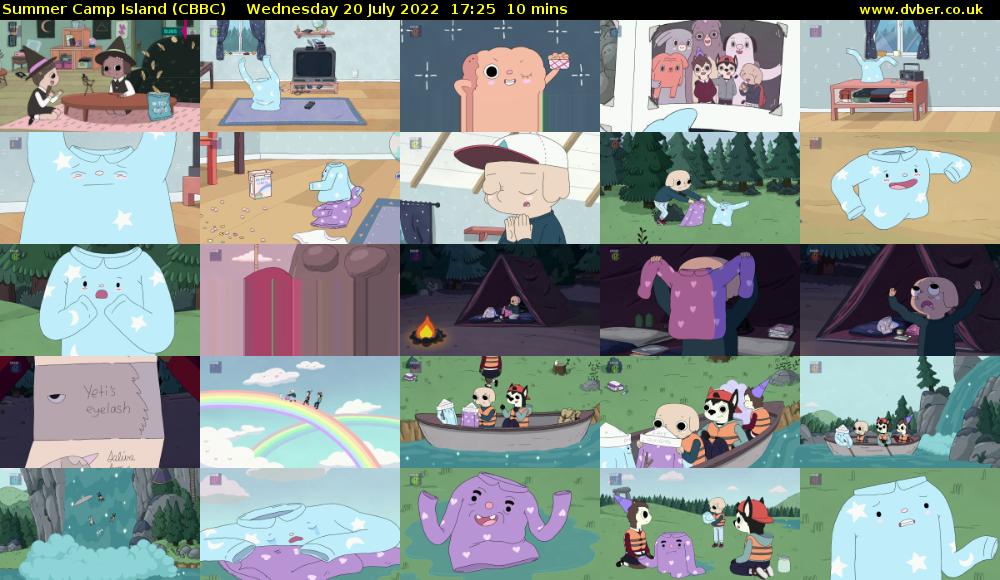 Summer Camp Island (CBBC) Wednesday 20 July 2022 17:25 - 17:35