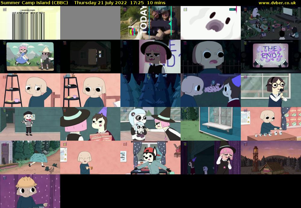 Summer Camp Island (CBBC) Thursday 21 July 2022 17:25 - 17:35