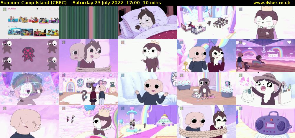 Summer Camp Island (CBBC) Saturday 23 July 2022 17:00 - 17:10