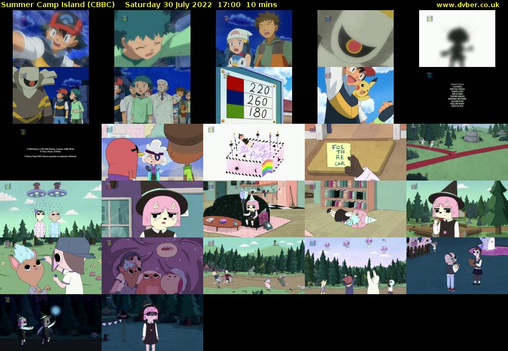 Summer Camp Island (CBBC) Saturday 30 July 2022 17:00 - 17:10