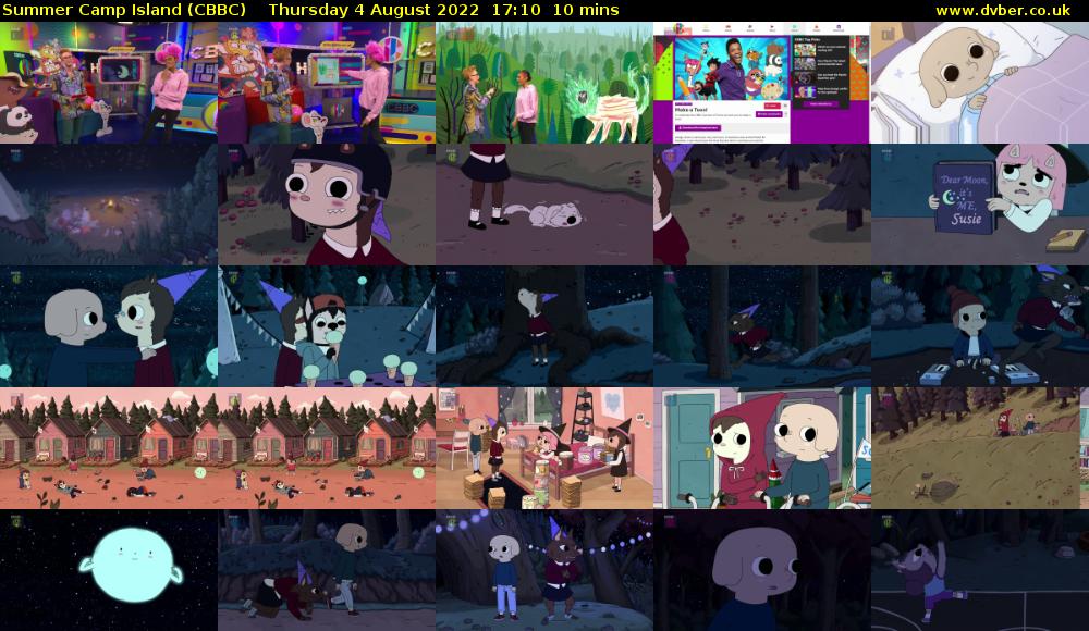 Summer Camp Island (CBBC) Thursday 4 August 2022 17:10 - 17:20
