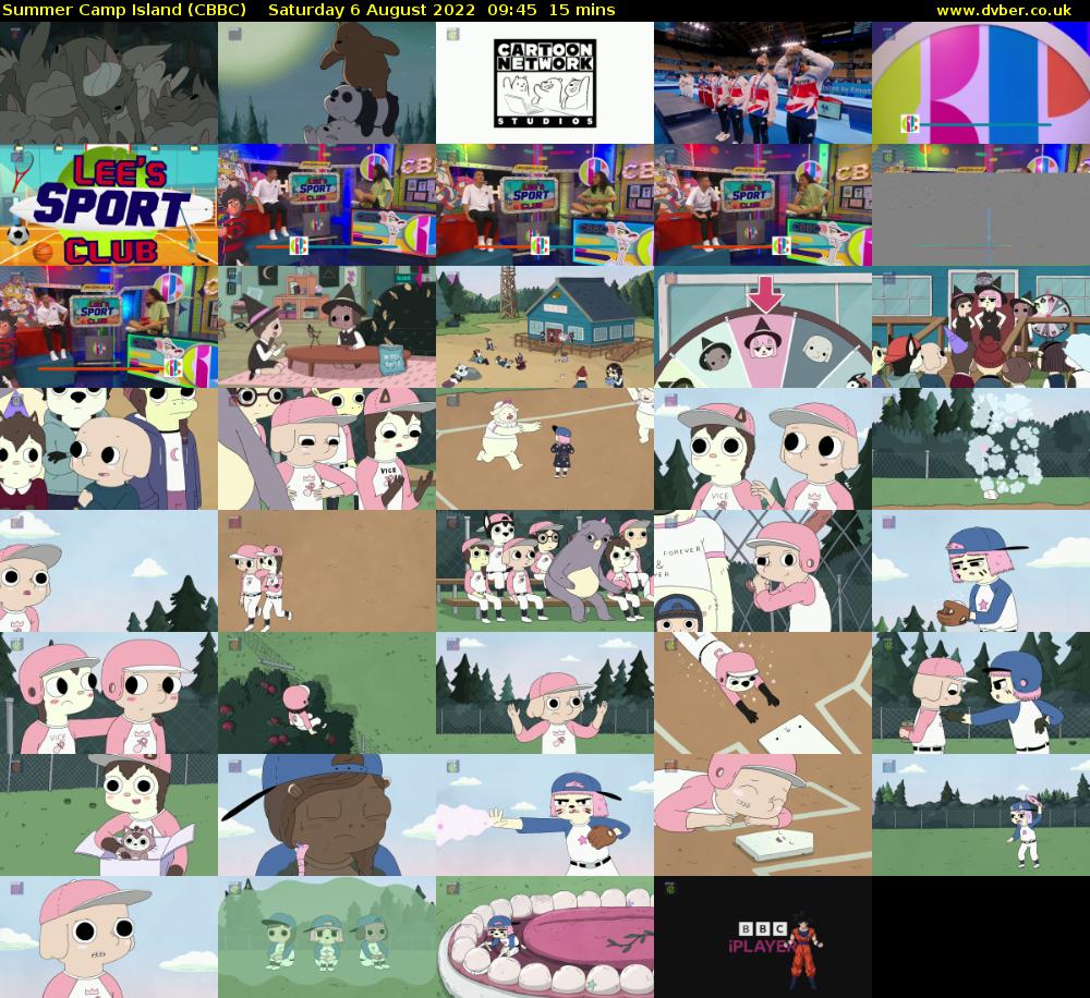Summer Camp Island (CBBC) Saturday 6 August 2022 09:45 - 10:00