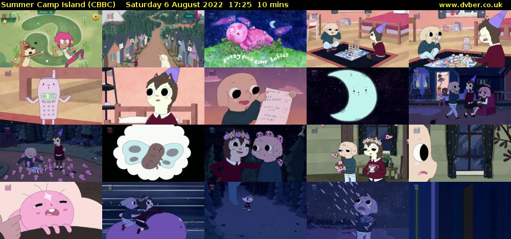 Summer Camp Island (CBBC) Saturday 6 August 2022 17:25 - 17:35