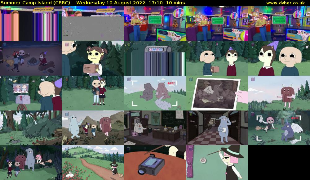 Summer Camp Island (CBBC) Wednesday 10 August 2022 17:10 - 17:20
