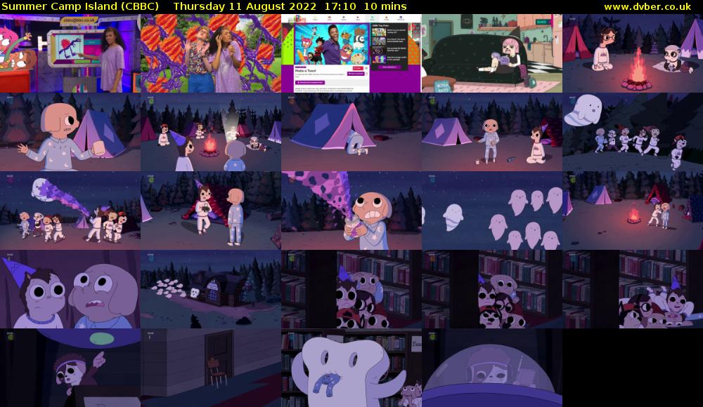 Summer Camp Island (CBBC) Thursday 11 August 2022 17:10 - 17:20