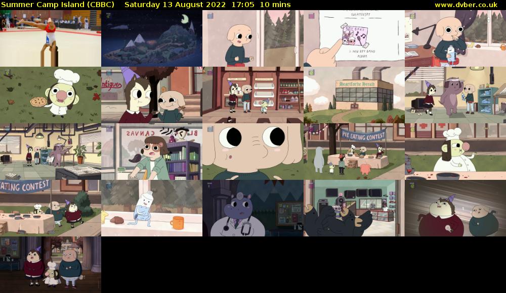 Summer Camp Island (CBBC) Saturday 13 August 2022 17:05 - 17:15