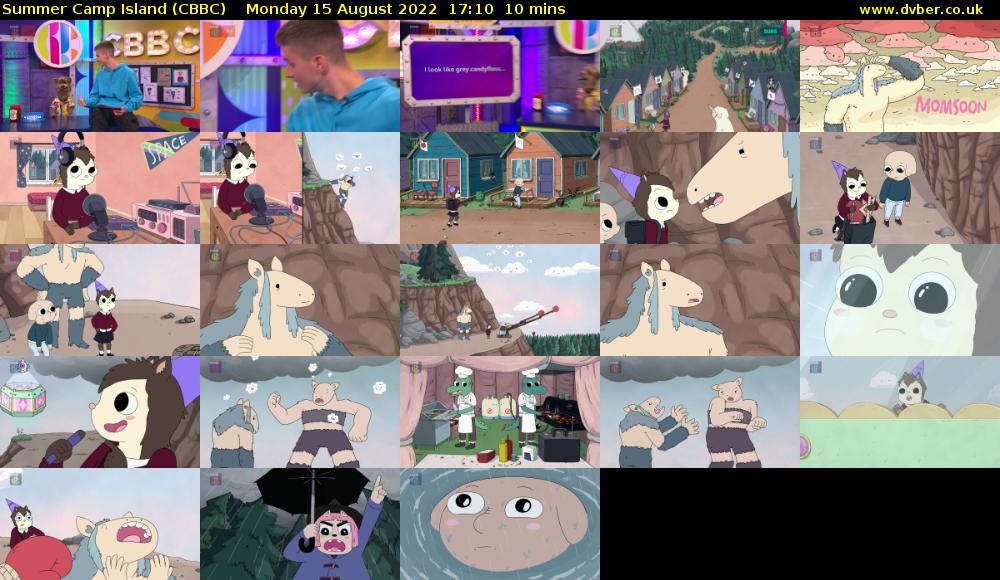 Summer Camp Island (CBBC) Monday 15 August 2022 17:10 - 17:20
