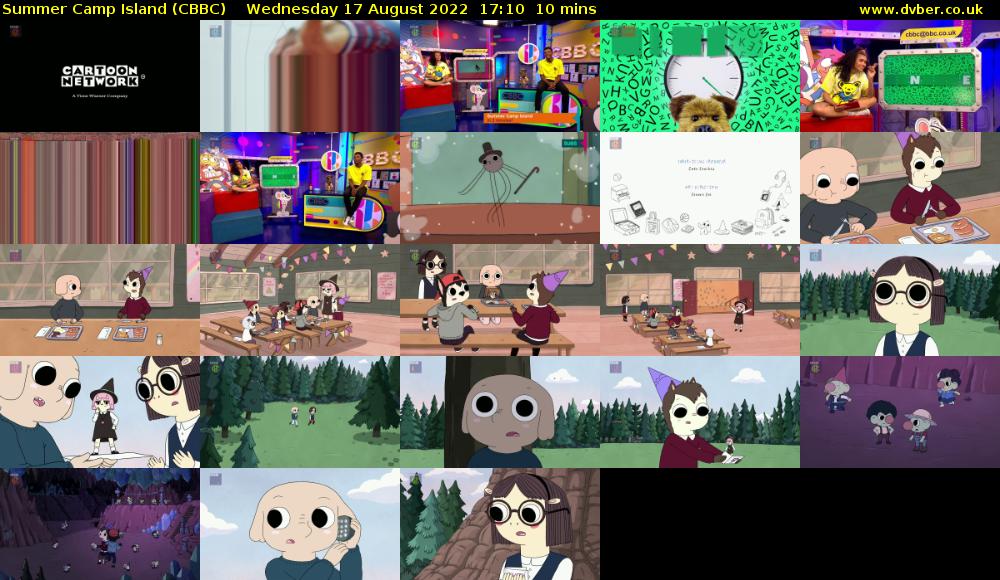 Summer Camp Island (CBBC) Wednesday 17 August 2022 17:10 - 17:20