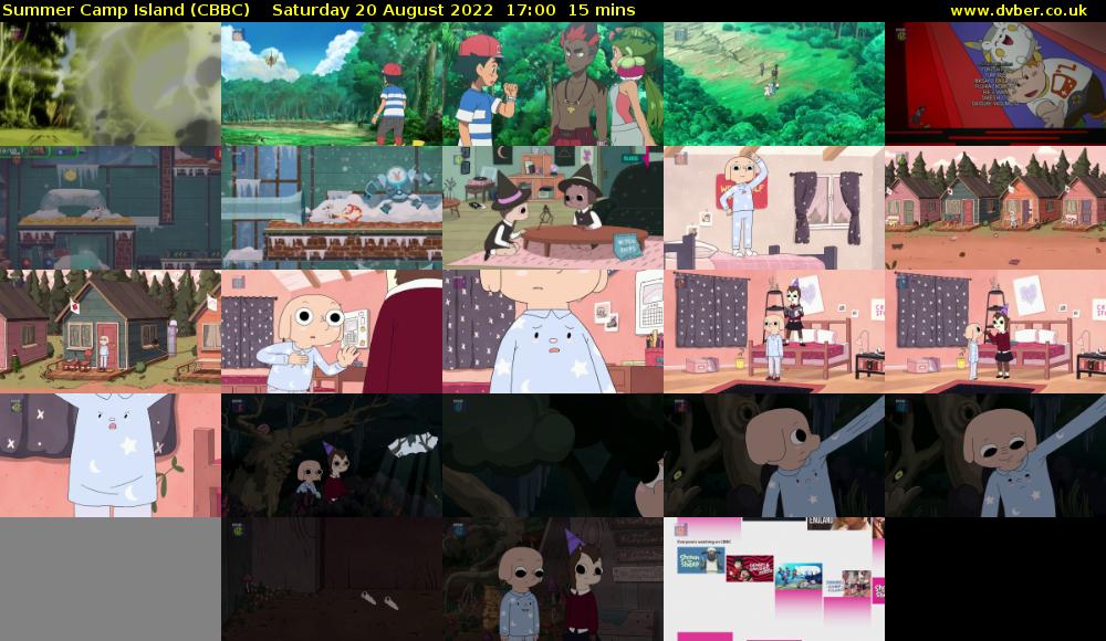 Summer Camp Island (CBBC) Saturday 20 August 2022 17:00 - 17:15